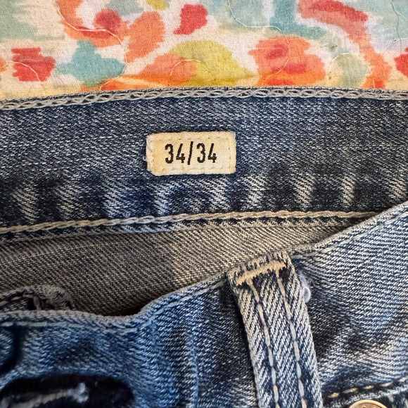 Ariat Slim Fit Straight Leg M7 Classic Blue Denim Jeans size 34/34 - Picture 5 of 7